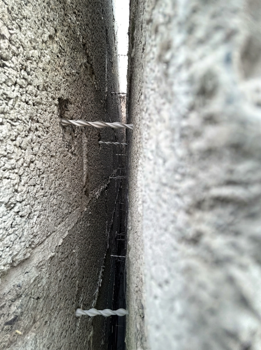 Wall Tie Installation